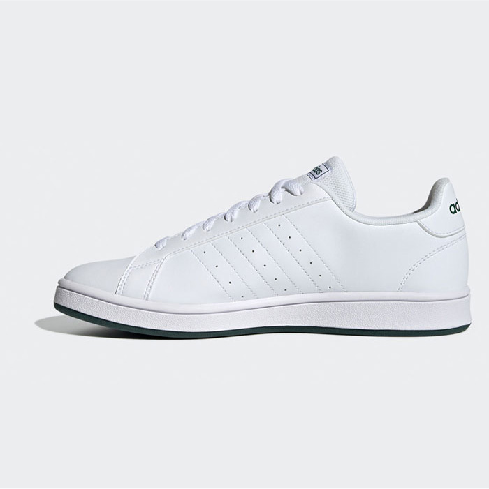 Giày adidas Grand Court Base Nam Trắng Xám