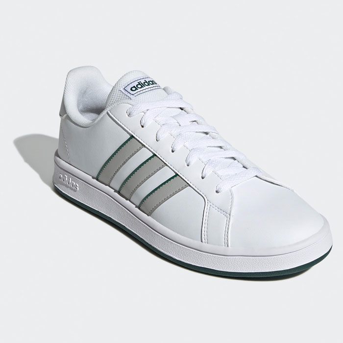 Giày adidas Grand Court Base Nam Trắng Xám