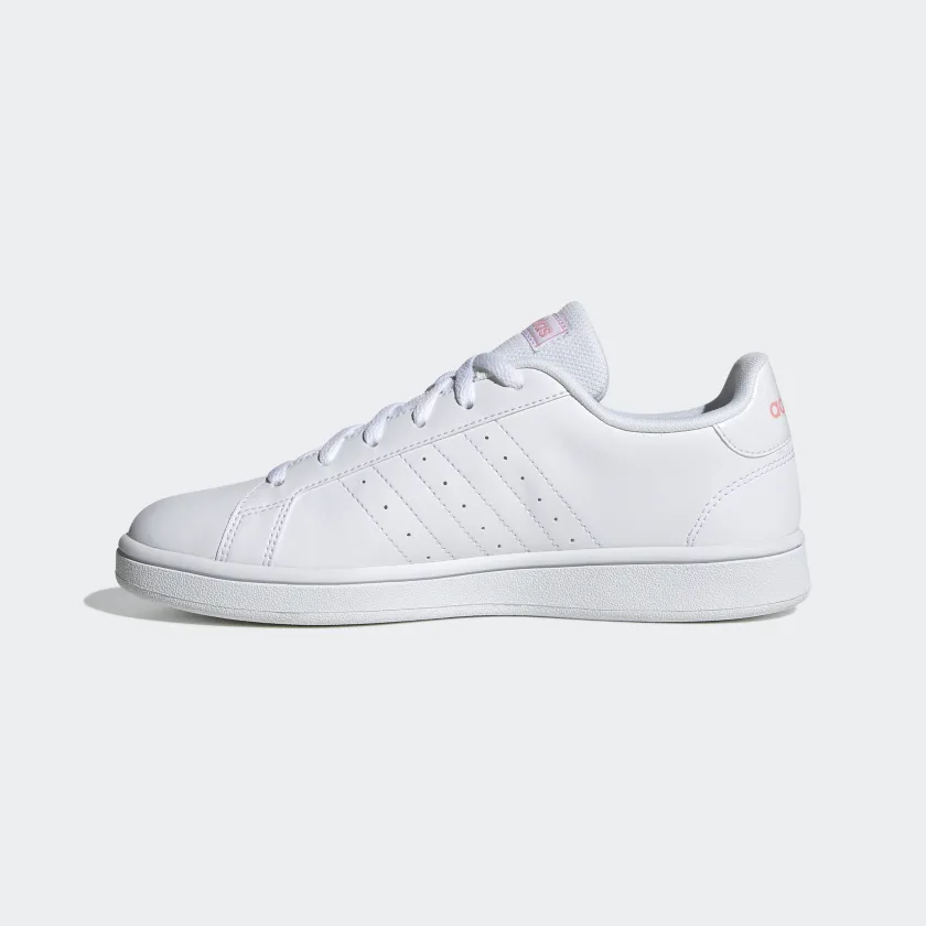 Giày adidas Grand Court Base Nữ Trắng Hồng