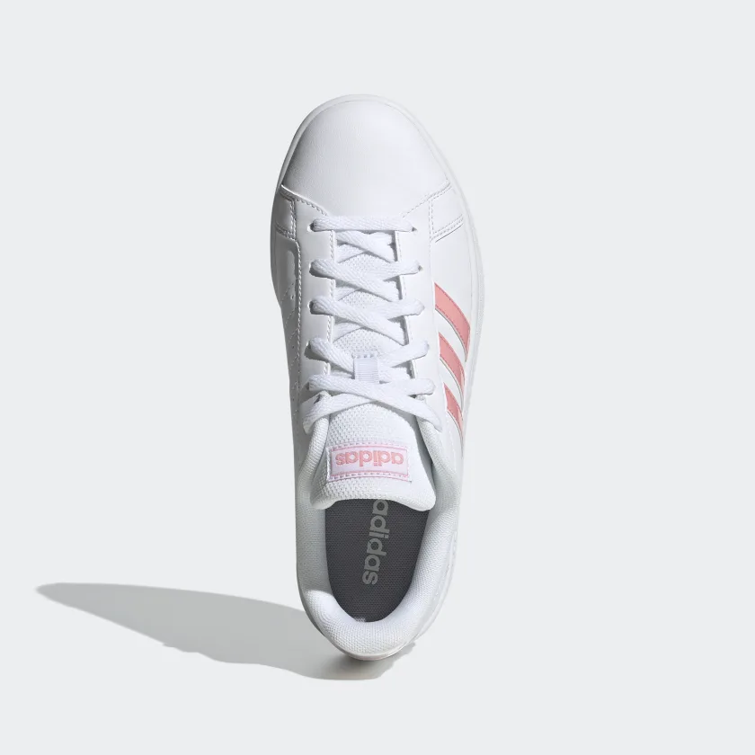 Giày adidas Grand Court Base Nữ Trắng Hồng