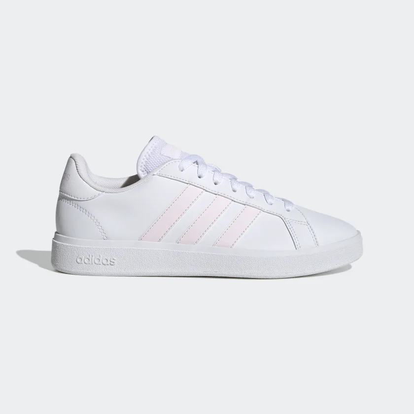 Giày adidas Grand Court Base 2.0 Nữ Trắng Hồng