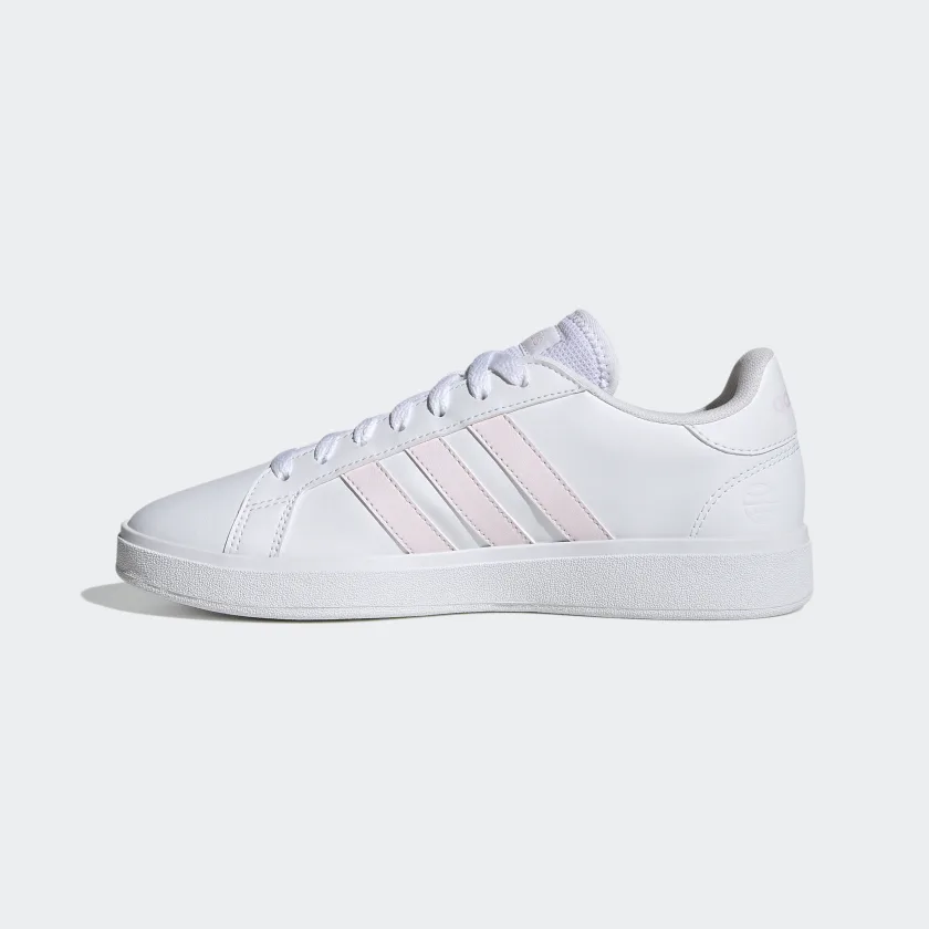 Giày adidas Grand Court Base 2.0 Nữ Trắng Hồng