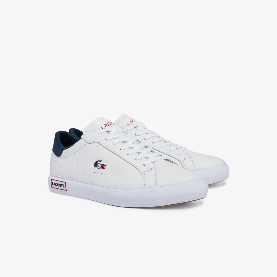 Giày Lacoste PowerCourt TRI22 Nam Trắng Navy