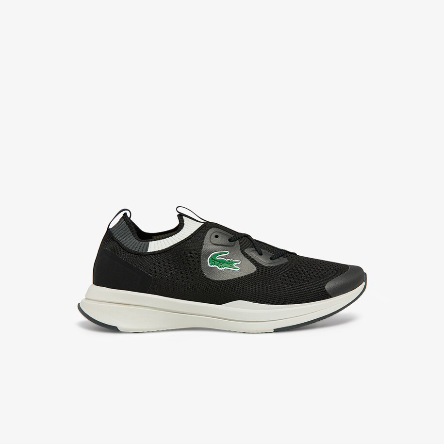 Giày Lacoste Run Spin Knit Nam Đen Trắng