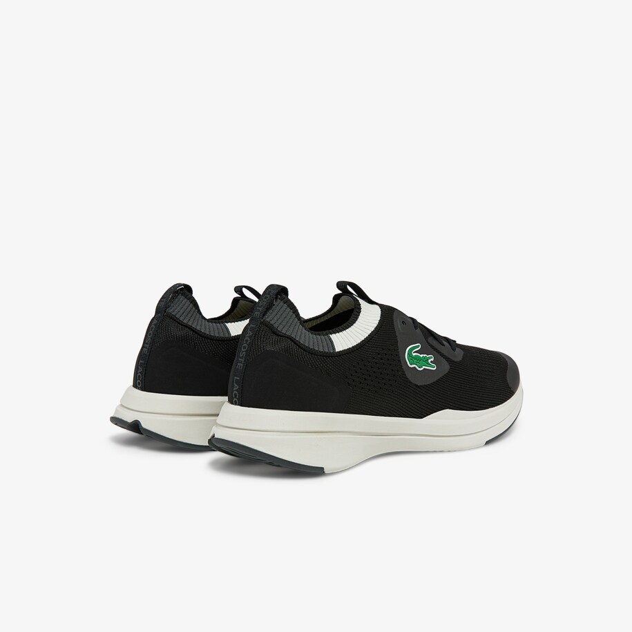 Giày Lacoste Run Spin Knit Nam Đen Trắng