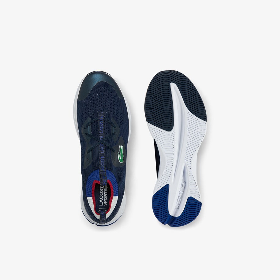 Giày Lacoste Run Spin Knit Nam Xanh Navy