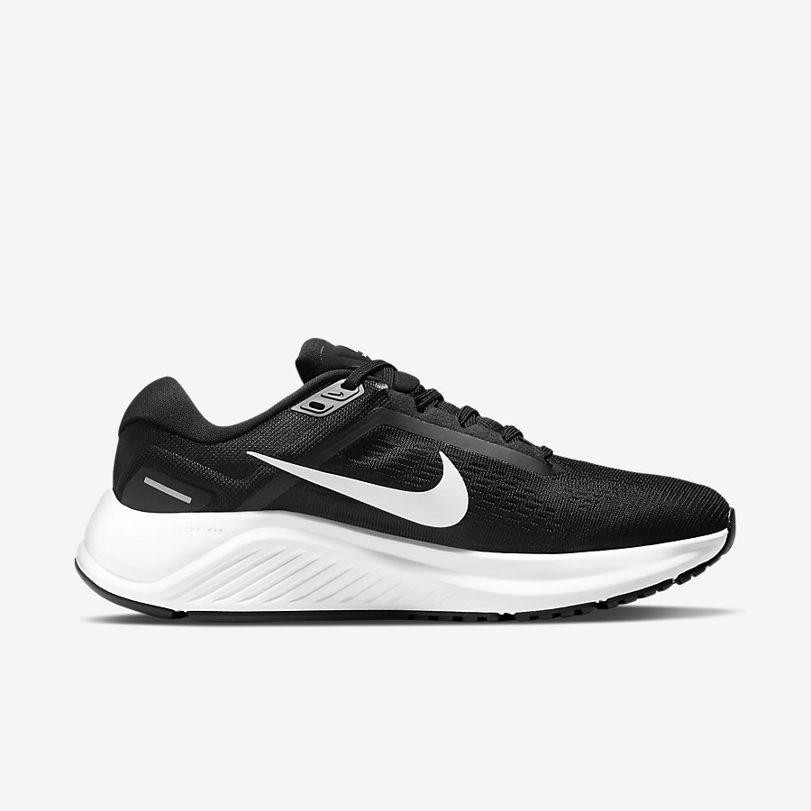 Giày Nike Air Zoom Structure 24 Nữ Đen Trắng