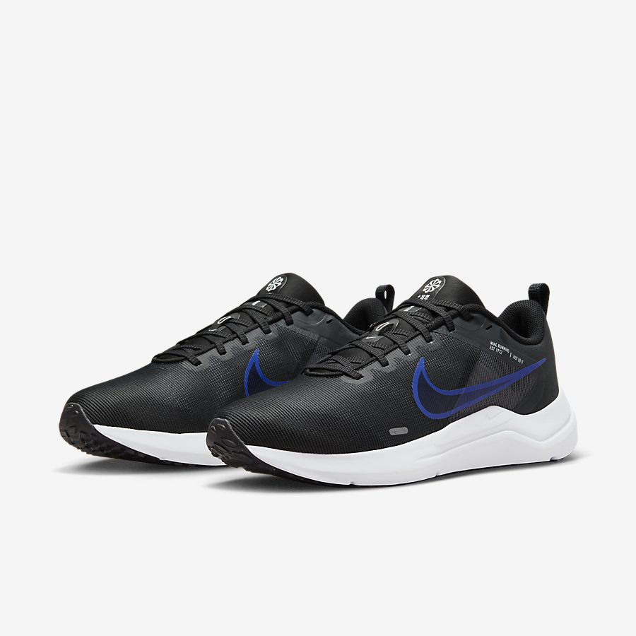 Giày Nike Downshifter 12 Nam Đen Xanh