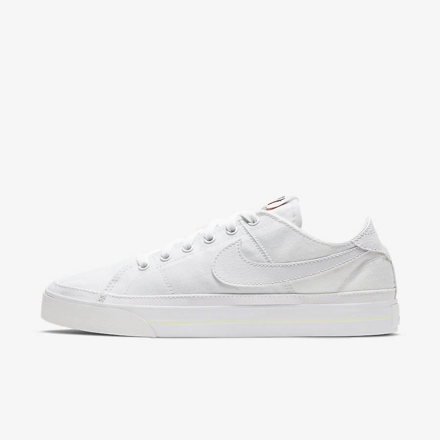 Giày Nike Court Legacy Canvas Nữ Trắng