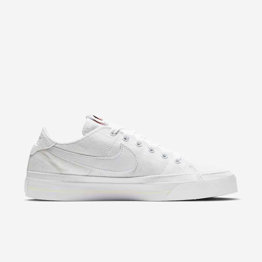 Giày Nike Court Legacy Canvas Nữ Trắng