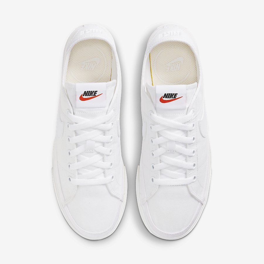 Giày Nike Court Legacy Canvas Nữ Trắng