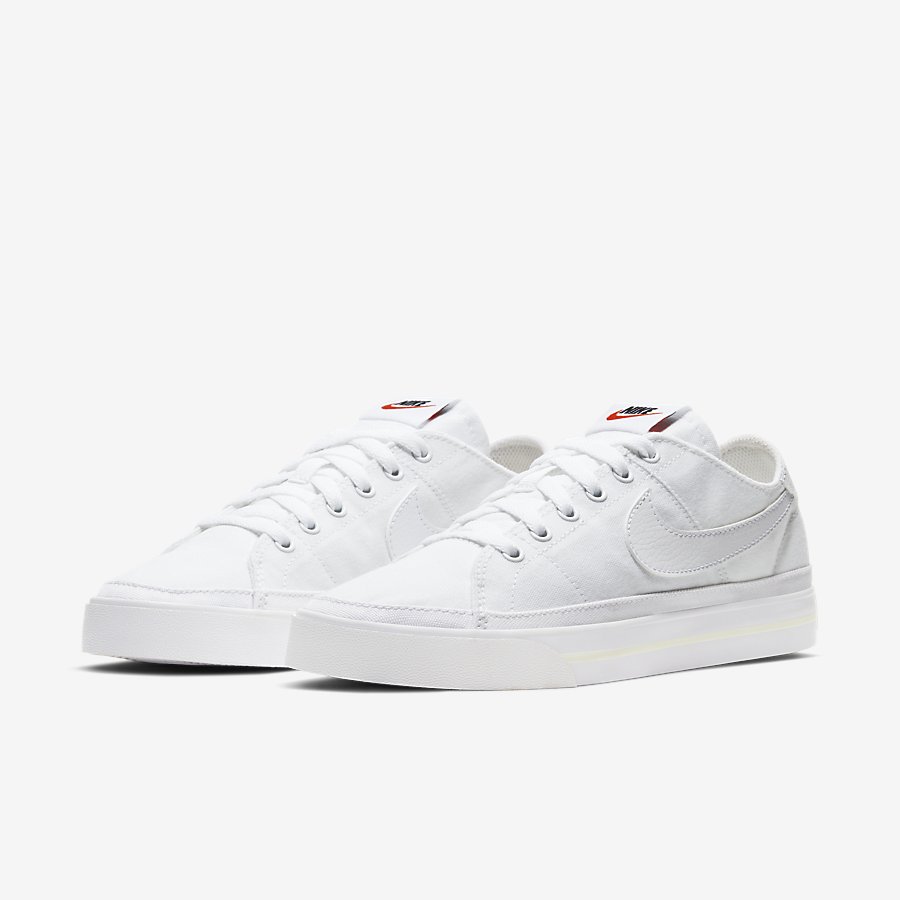 Giày Nike Court Legacy Canvas Nữ Trắng