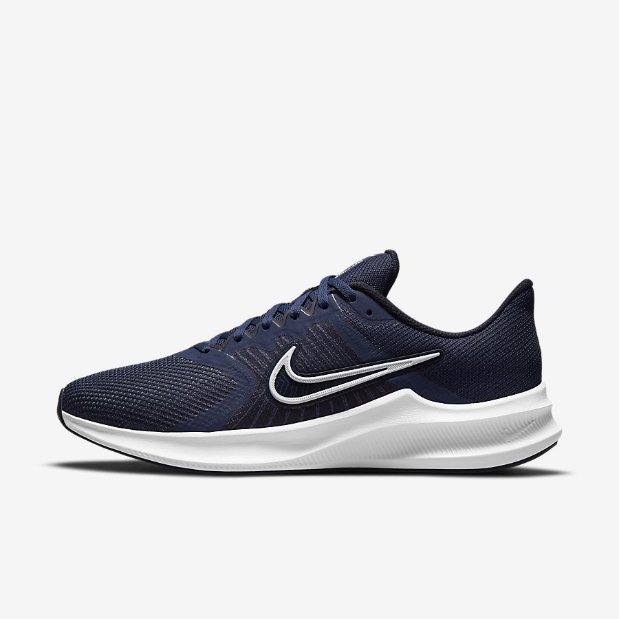 Giày Nike Downshifter 11 Nam Navy Trắng