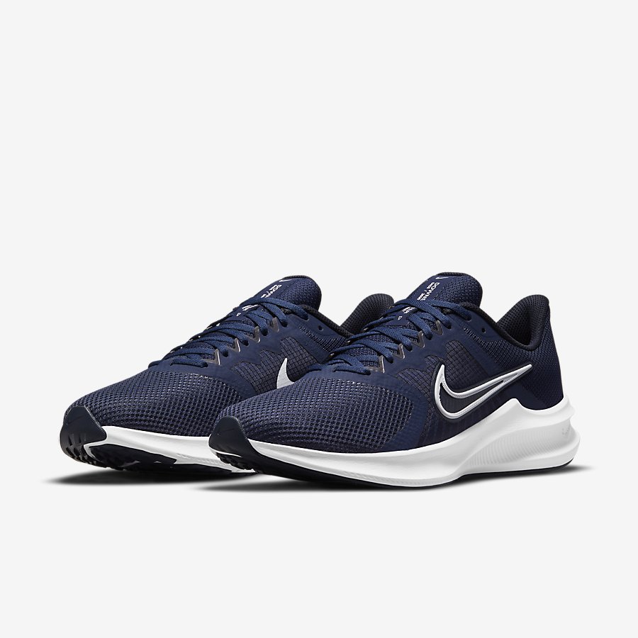 Giày Nike Downshifter 11 Nam Navy Trắng