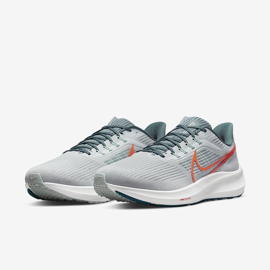 Giày Nike Air Zoom Pegasus 39 Nam Xám Xanh (Form Rộng)