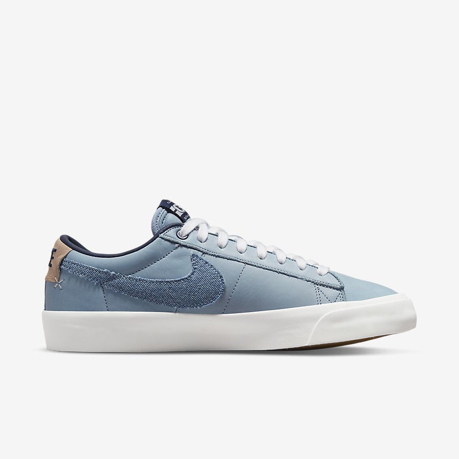 Giày Nike SB Zoom Blazer Low GT Nam Xanh Xám