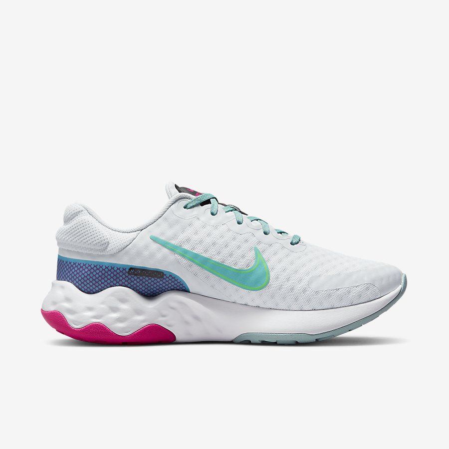 Giày Nike Renew Ride 3 Nữ Trắng Xanh