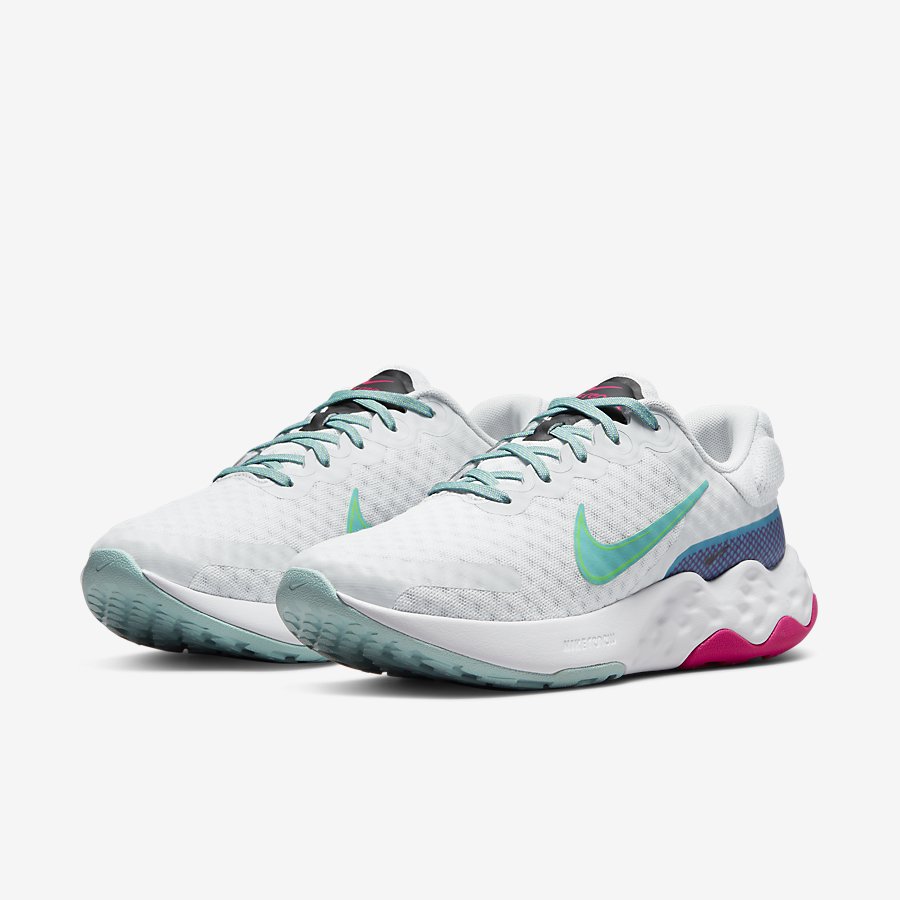 Giày Nike Renew Ride 3 Nữ Trắng Xanh