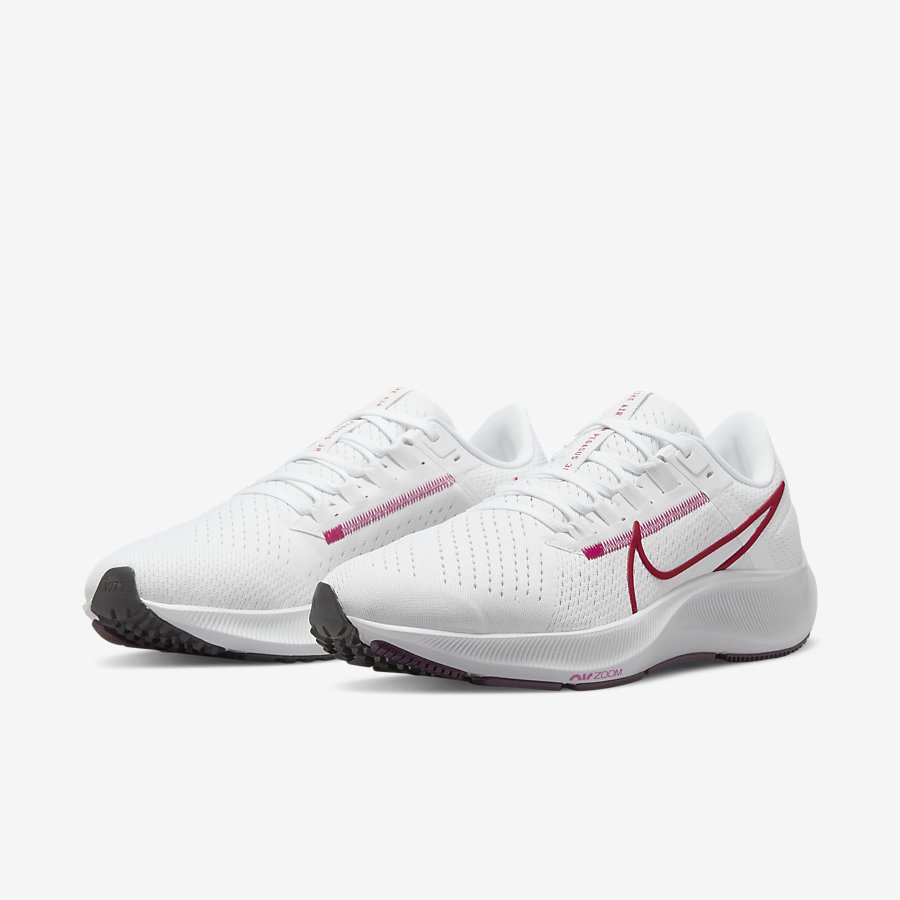 Giày Nike Air Zoom Pegasus 38 Nữ Trắng Đỏ