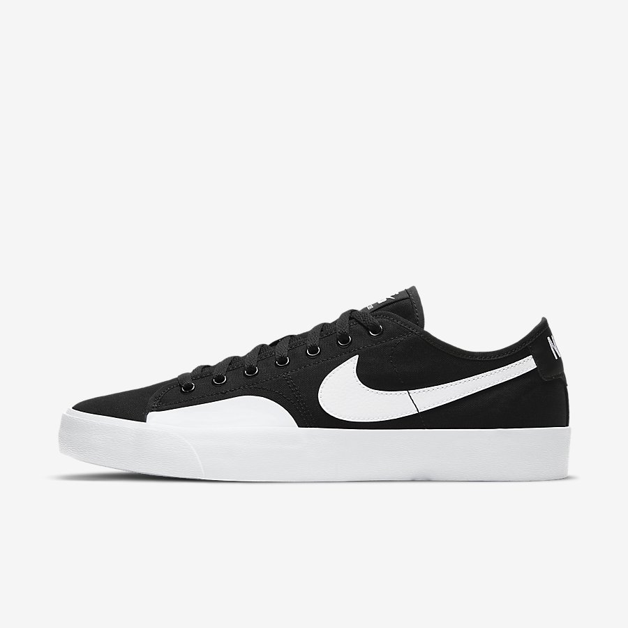 Giày Nike SB Blazer Court Nam Đen Trắng