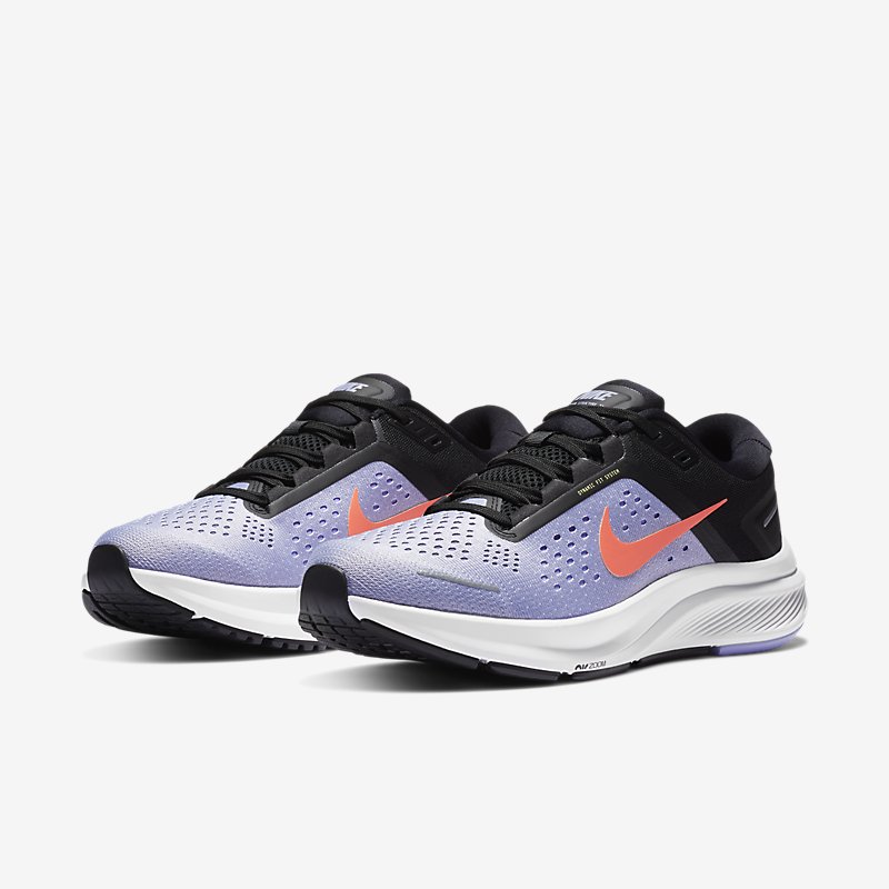 Giày Nike Air Zoom Structure 23 Nữ Tím Đen