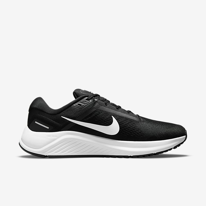 Giày Nike Air Zoom Structure 24 Nam Đen Trắng