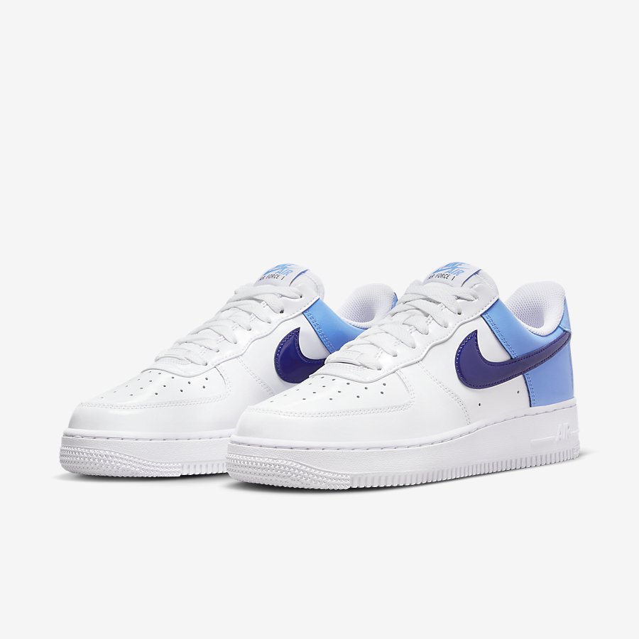 Giày Nike Air Force 1 '07 Nữ Trắng Xanh