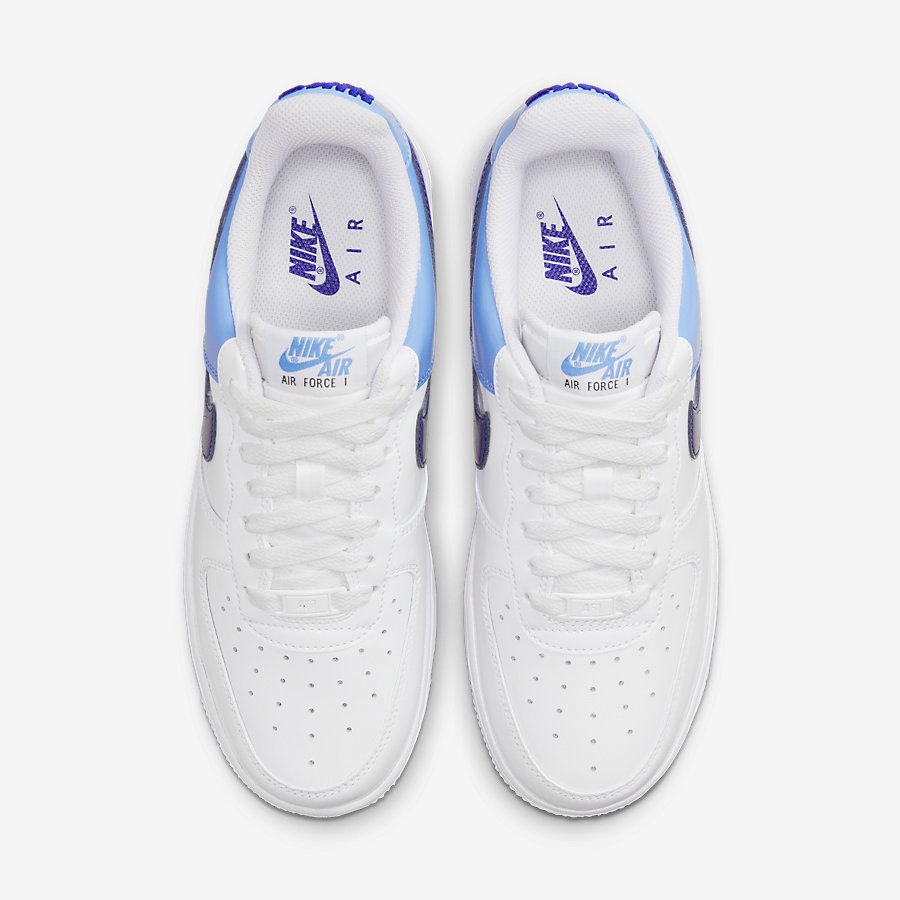 Giày Nike Air Force 1 '07 Nữ Trắng Xanh