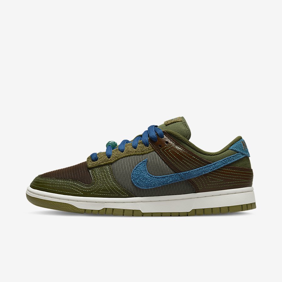 Giày Nike Dunk Low Nam Rêu Nâu