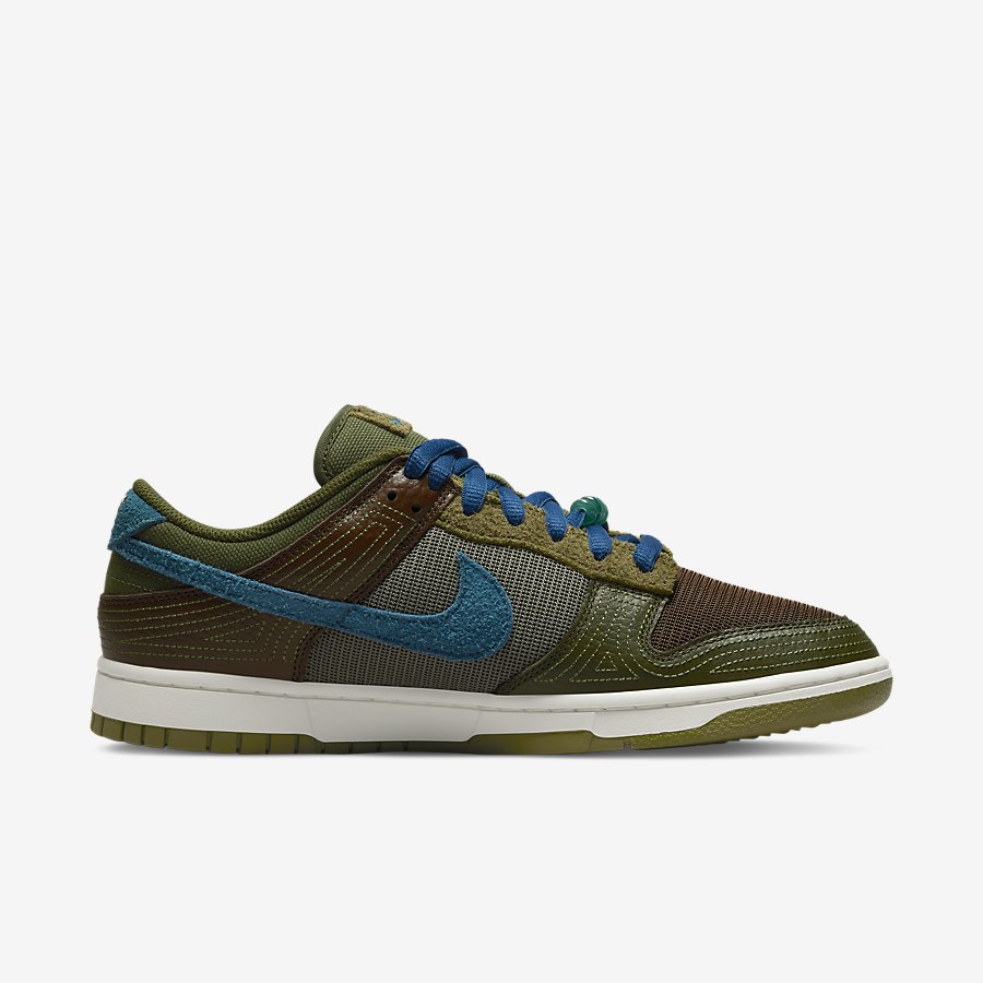 Giày Nike Dunk Low Nam Rêu Nâu