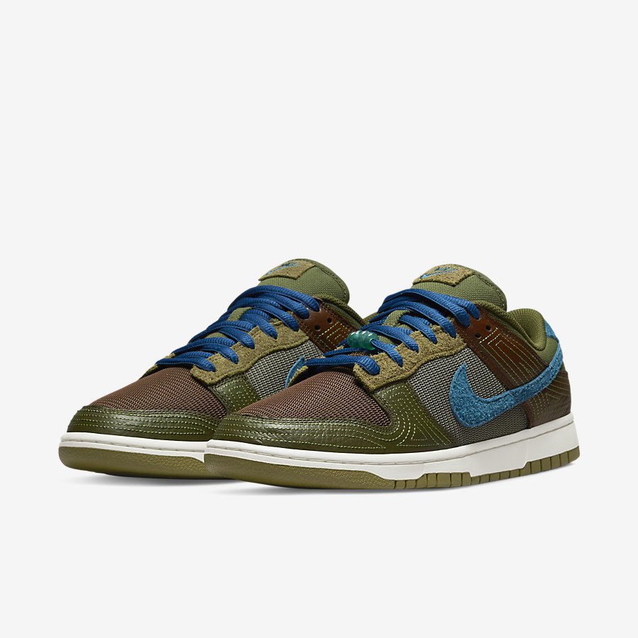 Giày Nike Dunk Low Nam Rêu Nâu