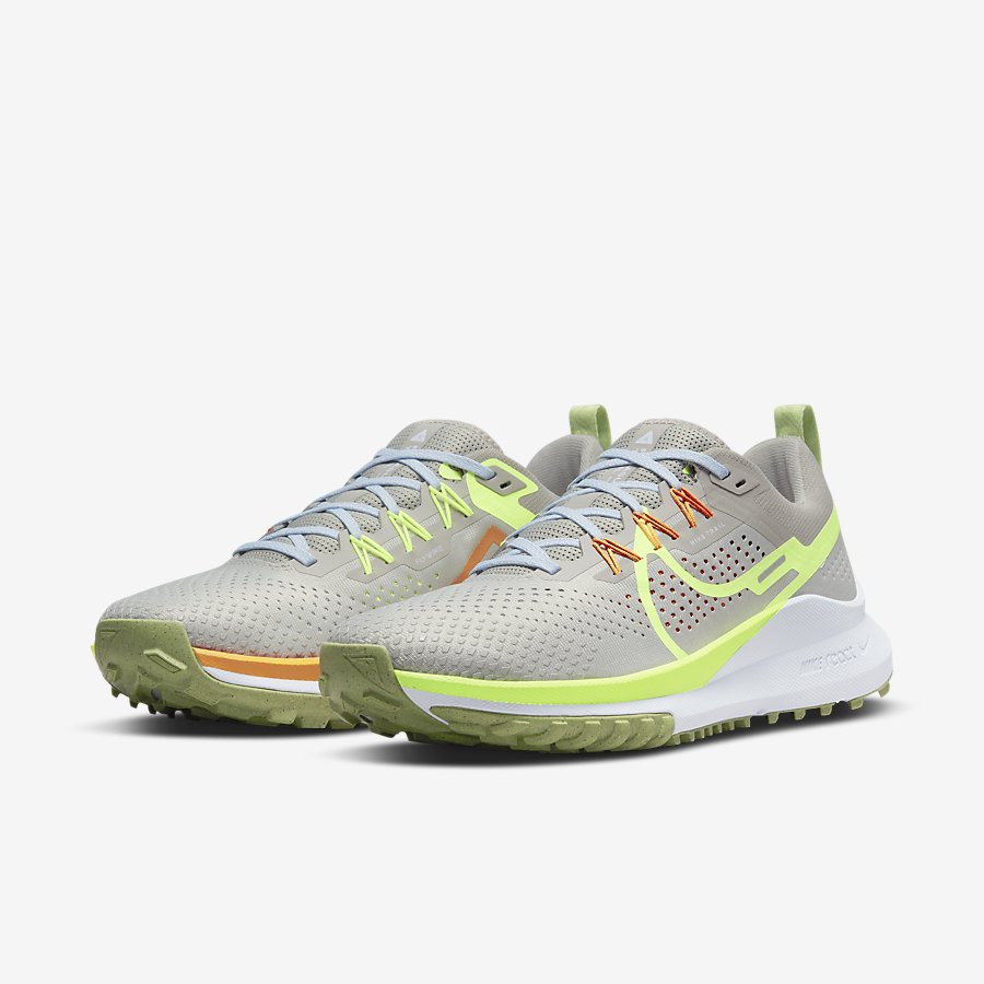 Giày Nike React Pegasus Trail 4 Nam Xám Xanh