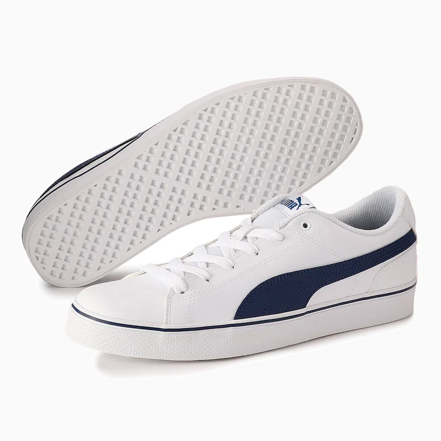 Giày Puma Court Point Vulc V2 Nam Trắng Navy