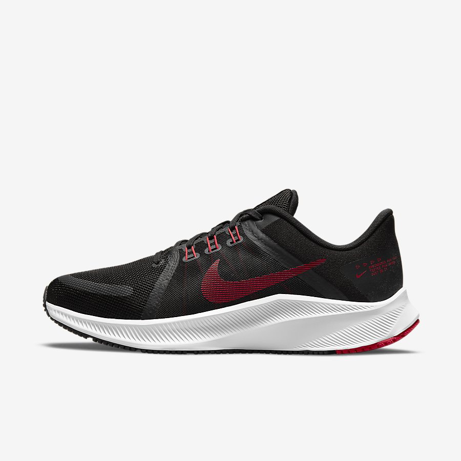 Giày Nike Quest 4 Nam Đen Đỏ