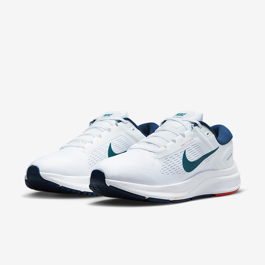 Giày Nike Air Zoom Structure 24 Nam Trắng Xanh