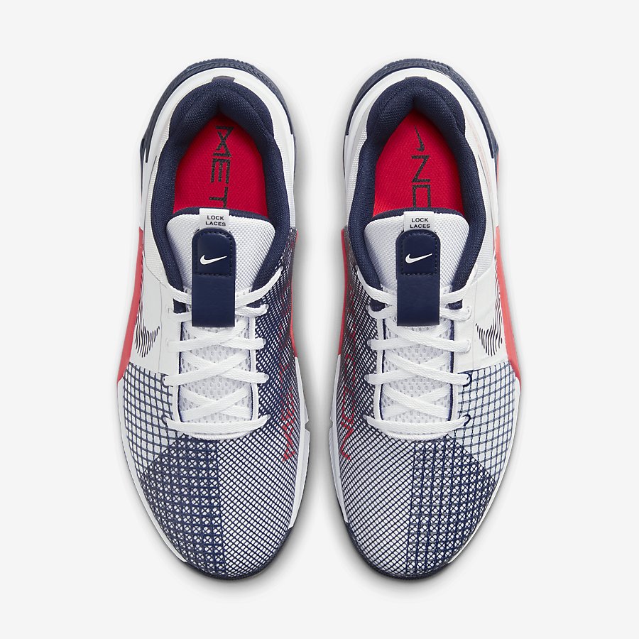 Giày Nike Metcon 8 Nam Trắng Navy Đỏ