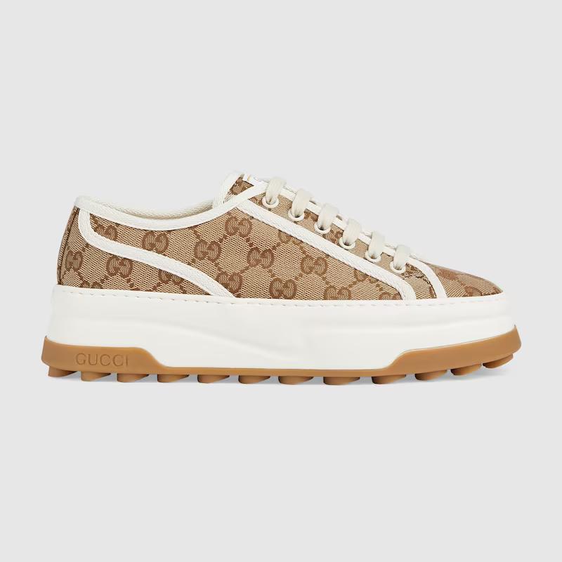 Giày Gucci Gg Sneaker Nữ Nâu