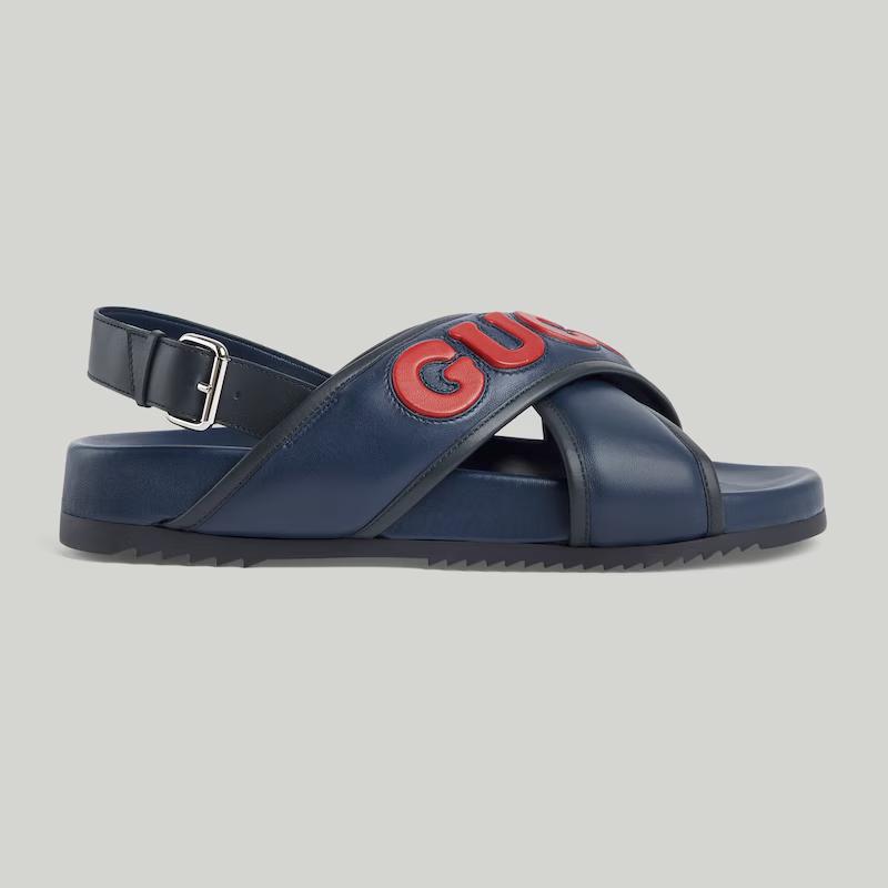 Giày Gucci Gucci Sandal Nam Xanh Đỏ