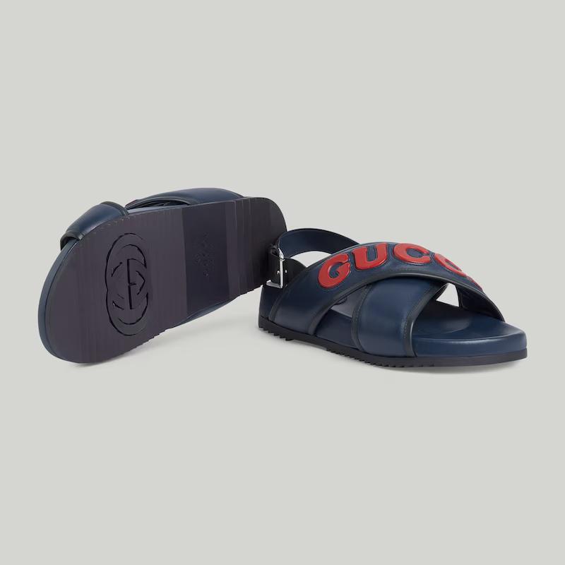 Giày Gucci Gucci Sandal Nam Xanh Đỏ