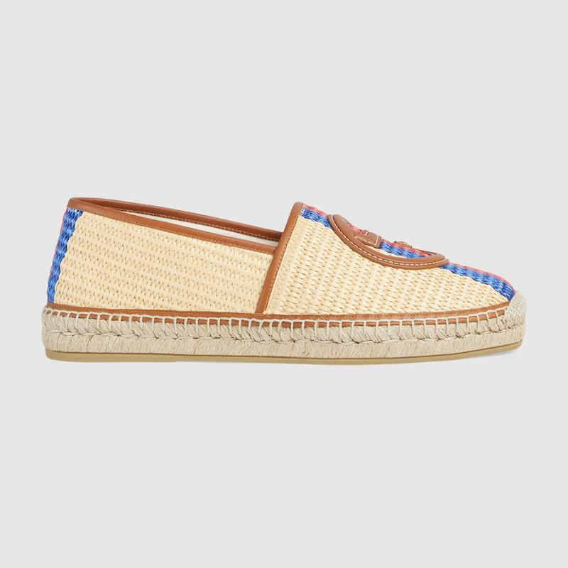 Giày Gucci Interlocking G Espadrilles Nam Be