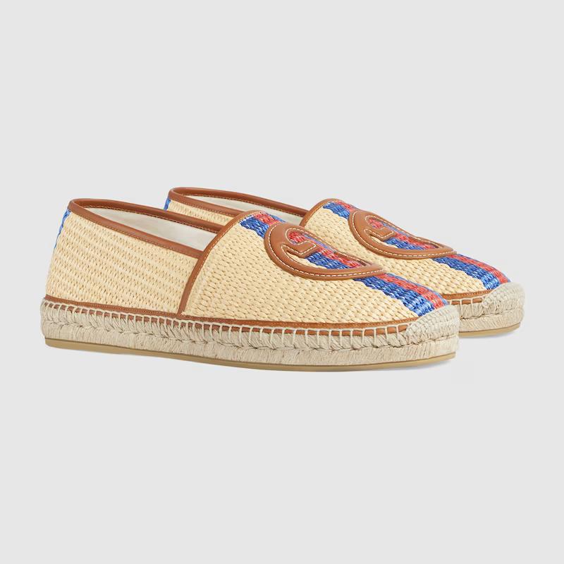 Giày Gucci Interlocking G Espadrilles Nam Be