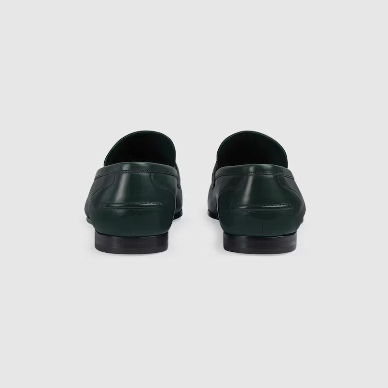 Giày Gucci Jordaan Loafer Nam Xanh