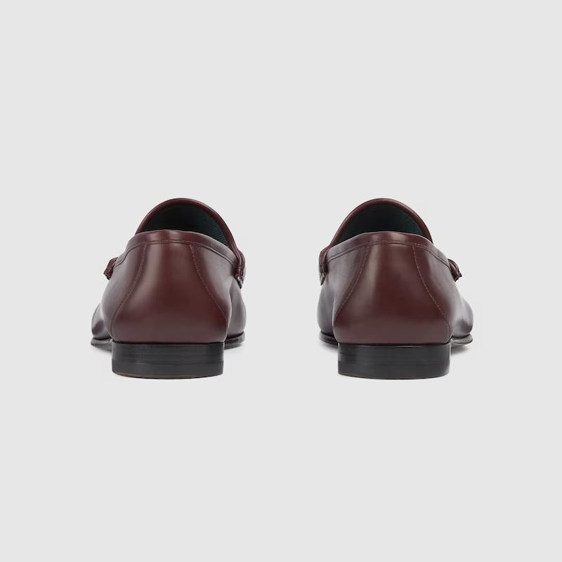 Giày Gucci Rhodium Horsebit Loafer Nam Nâu Xanh