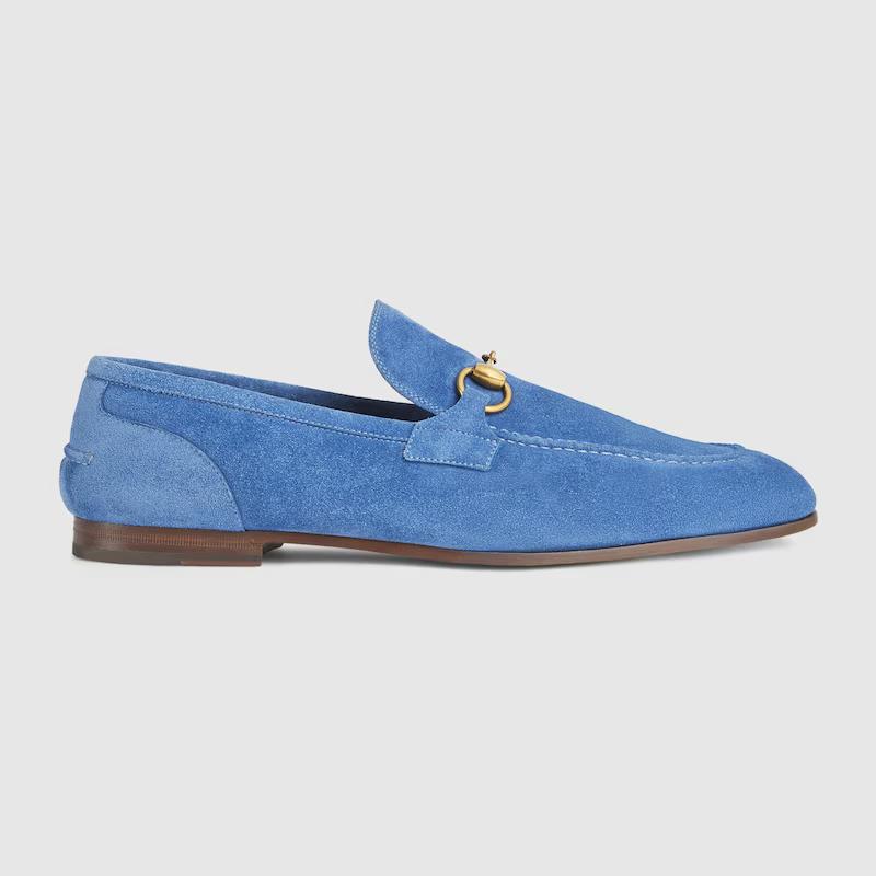 Giày Gucci Jordaan Loafer Nam Xanh Đậm