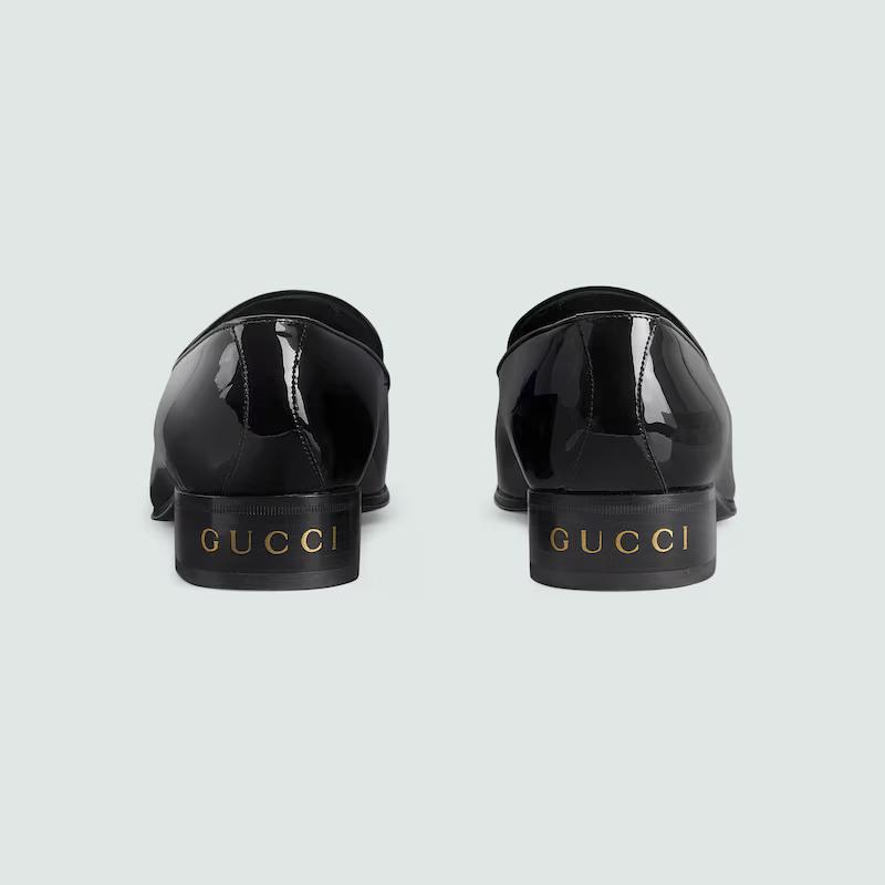 Giày Gucci Loafer With Tassel Nam Đen