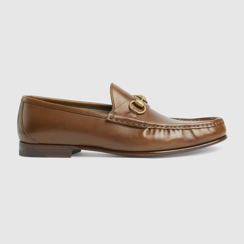 Giày Gucci 1953 Horsebit Loafer Nam Nâu  