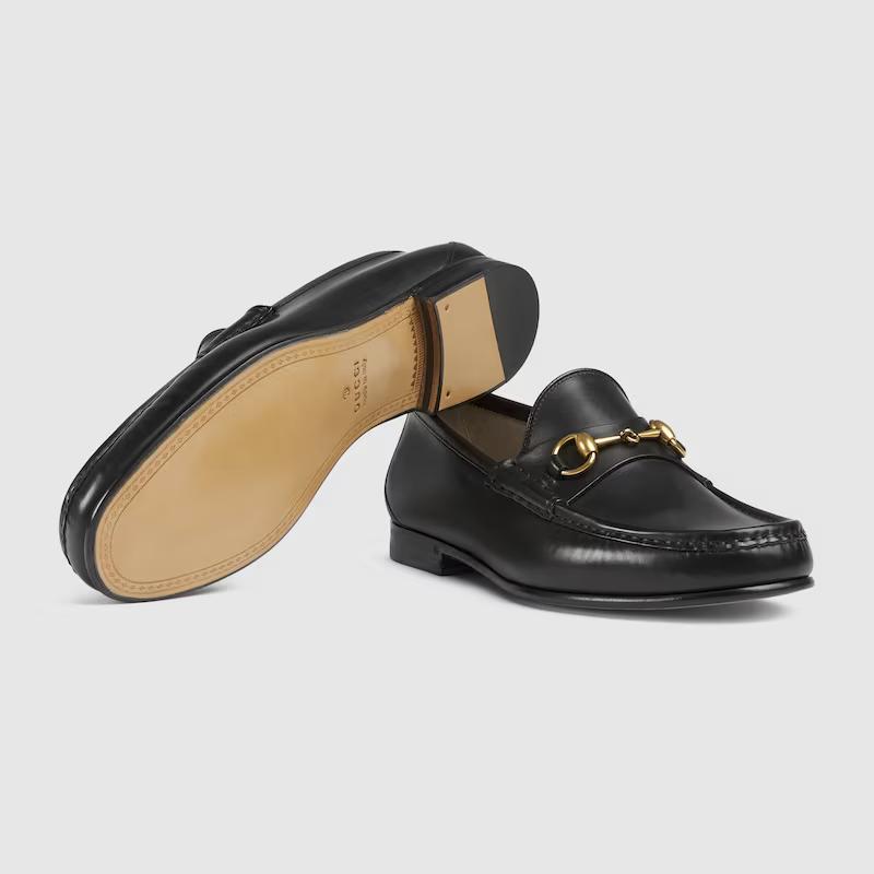 Giày Gucci 1953 Horsebit Loafer Nam Đen 