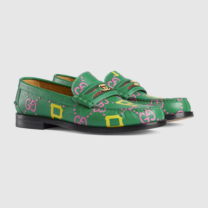 Giày Gucci Gg And Pirates™ Men'S Loafer Nam Xanh