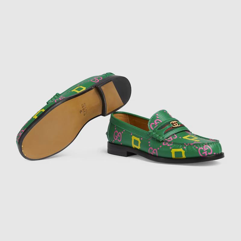 Giày Gucci Gg And Pirates™ Men'S Loafer Nam Xanh