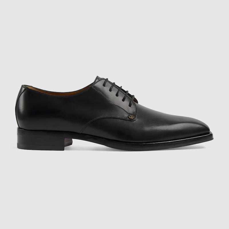 Giày Gucci Lace-Up Shoe Nam Đen Trơn